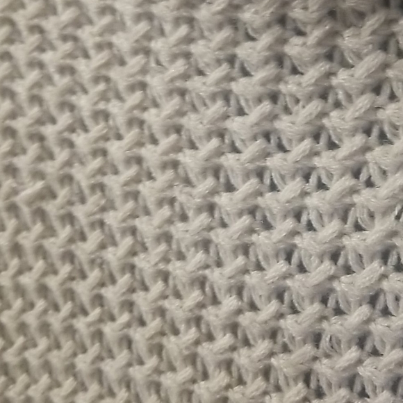 Beige Knit Asymmetrical Cardigan (🛍 Bundle ANY 6/$36) - Picture 3 of 4